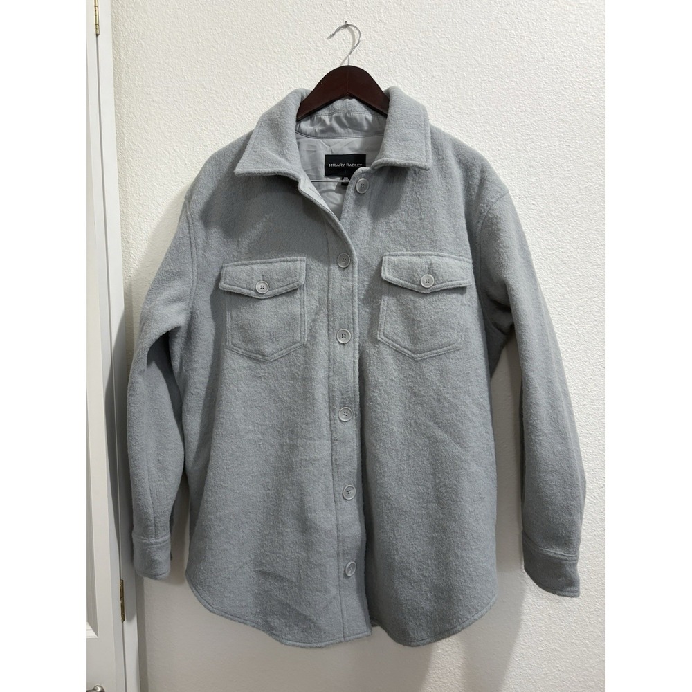 HILARY RADLEY WOMEN LIGHT BLUEISH GREY JACKET‎ LARGE